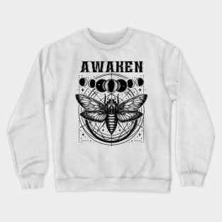 Awaken-Esoteric Cicada Crewneck Sweatshirt